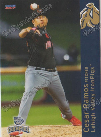 2017 Lehigh Valley IronPigs Cesar Ramos