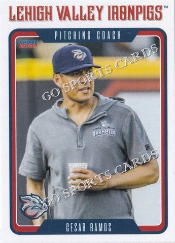 2023 Lehigh Valley IronPigs Cesar Ramos