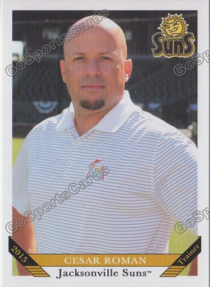 2015 Jacksonville Suns Cesar Roman