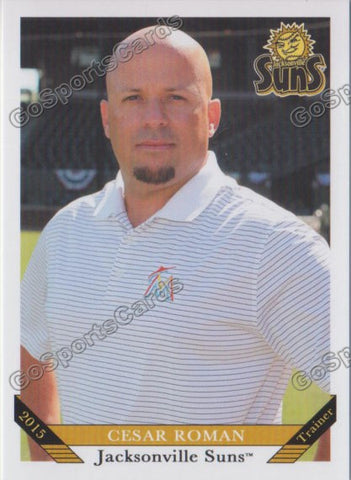 2015 Jacksonville Suns Cesar Roman