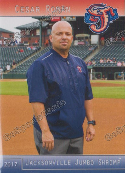 2017 Jacksonville Jumbo Shrimp Cesar Roman