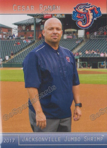 2017 Jacksonville Jumbo Shrimp Cesar Roman