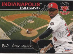 2011 Indianapolis Indians Cesar Valdez