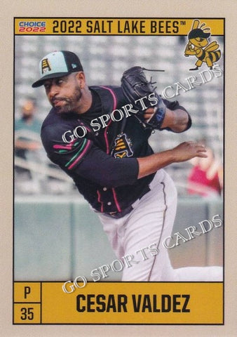 2022 Salt Lake Bees Cesar Valdez