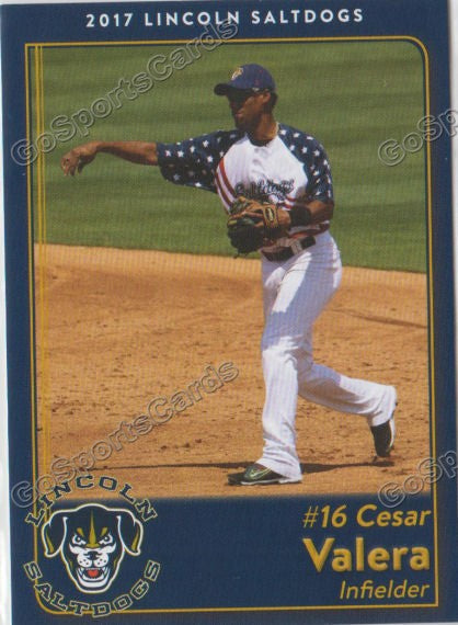 2017 Lincoln Saltdogs Cesar Valera
