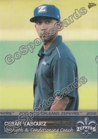 2012 New Orleans Zephyrs Cesar Vasquez