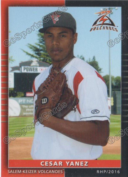 2016 Salem Keizer Volcanoes Cesar Yanez