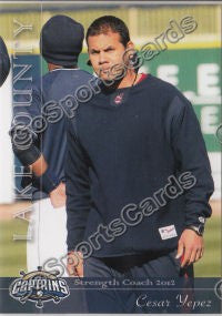 2012 Lake County Captains Cesar Yepez