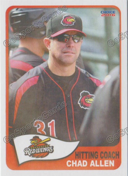 2016 Rochester Red Wings Chad Allen