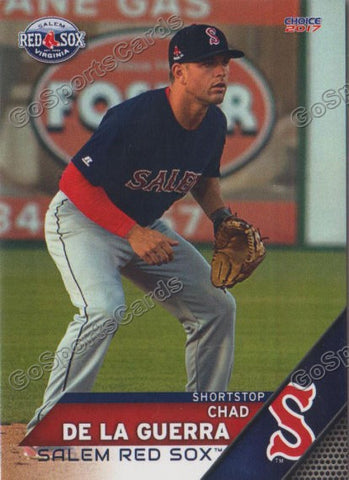 2017 Salem Red Sox Chad De La Guerra