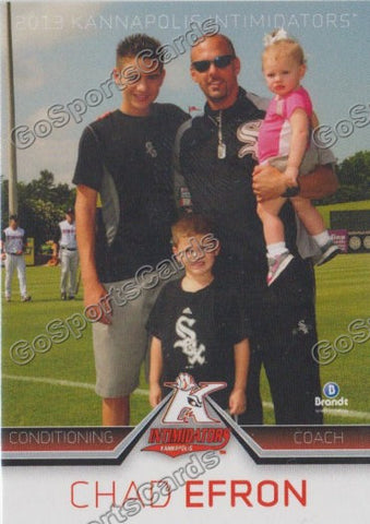 2013 Kannapolis Intimidators Chad Efron