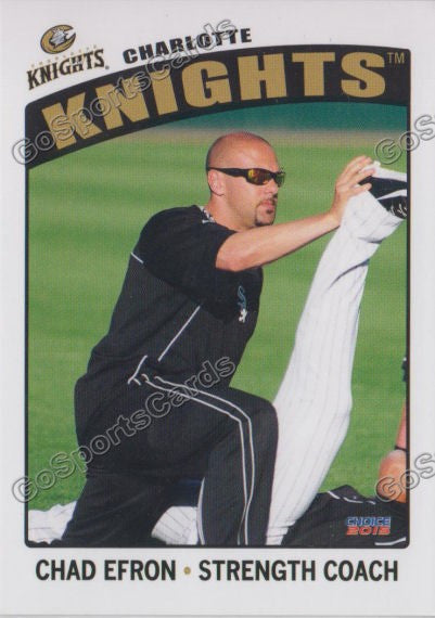 2015 Charlotte Knights Chad Efron