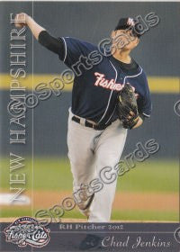 2012 New Hampshire Fisher Cats Chad Jenkins
