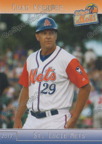 2017 St Lucie Mets Chad Kreuter