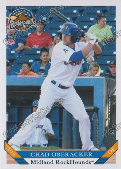 2015 Midland RockHounds Chad Oberacker
