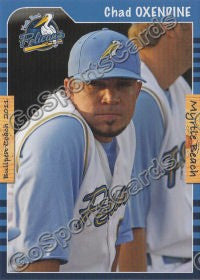2011 Myrtle Beach Pelicans Chad Oxendine