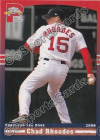 2008 Portland Seadogs Chad Rhoades