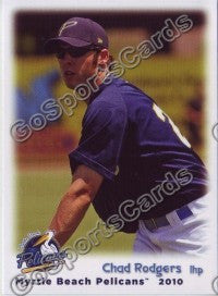 2010 Myrtle Beach Pelicans Chad Rodgers