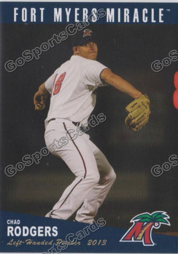 2013 Fort Myers Miracle Chad Rodgers