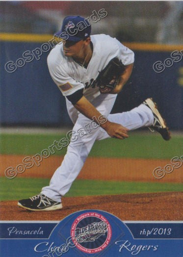 2013 Pensacola Blue Wahoos Chad Rogers