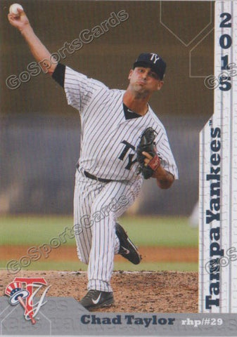 2015 Tampa Yankees Chad Taylor