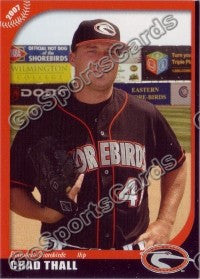 2007 Delmarva Shorebirds Chad Thall