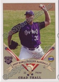 2007 Honolulu Sharks Hawaii League CHAD THALL