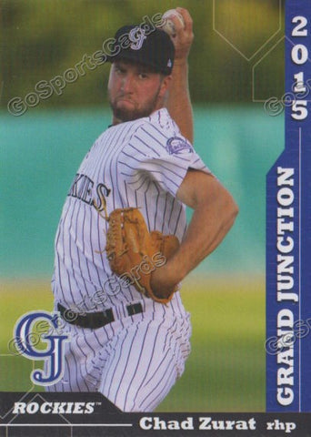 2015 Grand Junction Rockies Chad Zurat