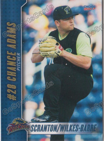 2017 Scranton Wilkes Barre RailRiders Chance Adams
