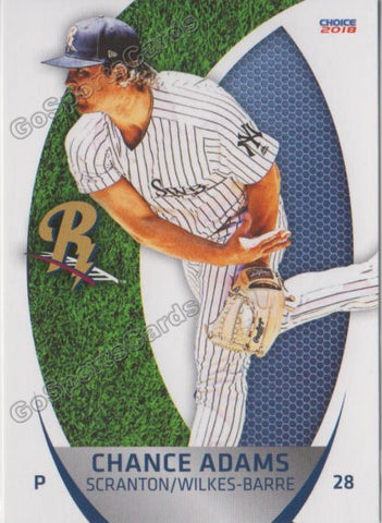 2018 Scranton Wilkes Barre RailRiders Chance Adams