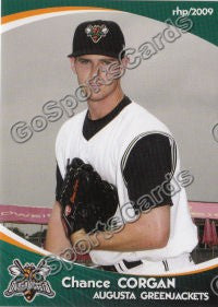 2009 Augusta GreenJackets Chance Corgan