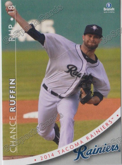 2014 Tacoma Rainiers Chance Ruffin