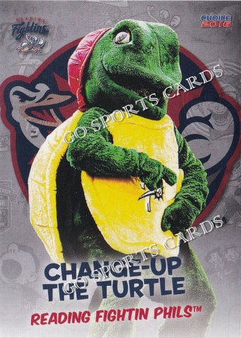 2016 Reading Fightin Phils Mascot Change Up The Turtle