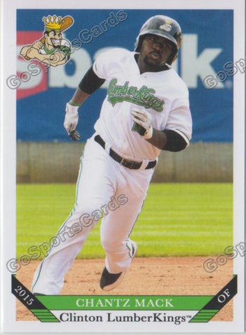 2015 Clinton Lumberkings Chantz Mack