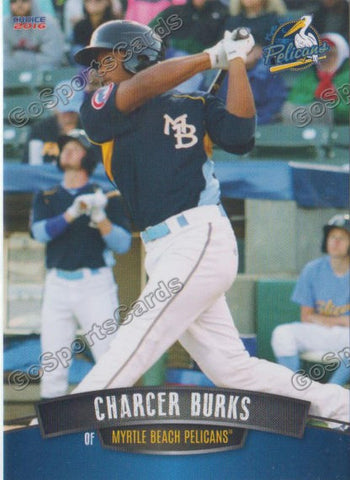 2016 Myrtle Beach Pelicans Charcer Burks