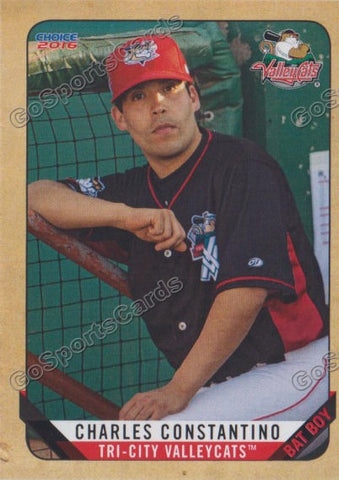 2016 Tri City ValleyCats Charles Constantino
