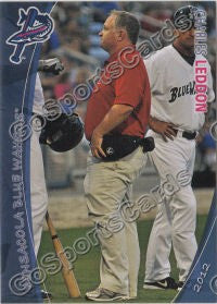 2012 Pensacola Blue Wahoos Charles Leddon
