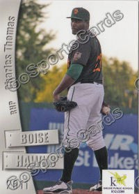 2011 Boise Hawks Charles Thomas