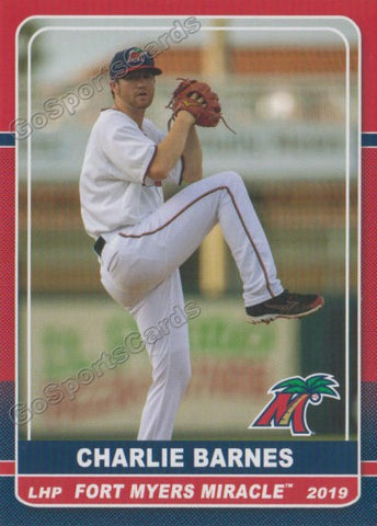 2019 Fort Myers Miracle Charlie Barnes