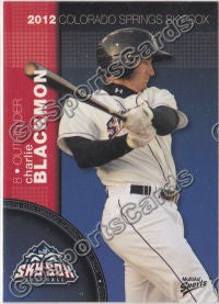 2012 Colorado Springs Sky Sox Charlie Blackmon