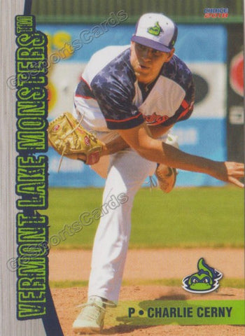 2018 Vermont Lake Monsters Charlie Cerny