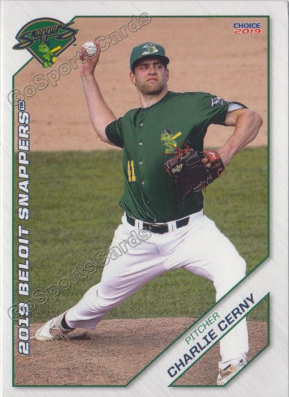 2019 Beloit Snappers Charlie Cerny