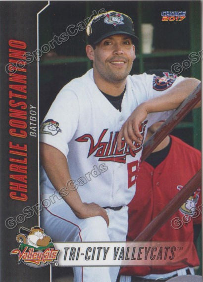 2017 Tri City ValleyCats Charlie Constantino