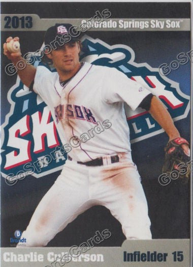 2013 Colorado Springs Sky Sox Charlie Culberson
