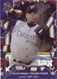 2006 International League All-Stars Choice Charlie Haeger