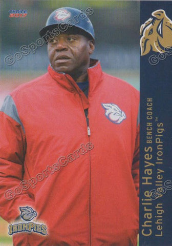 2017 Lehigh Valley IronPigs Charlie Hayes