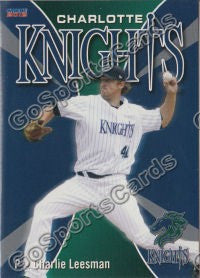 2012 Charlotte Knights Charlie Leesman