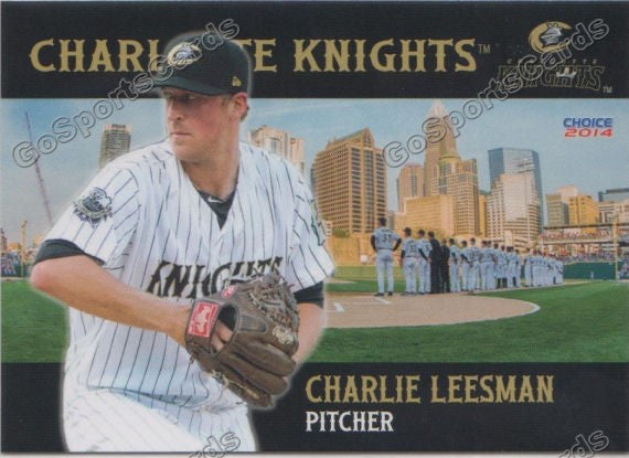 2014 Charlotte Knights Charlie Leesman