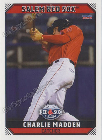 2019 Salem Red Sox Charlie Madden