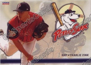2008 Pawtucket Red Sox Charlie Zink
